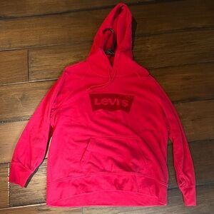 Levi’s Red Velvet Logo Hoodie